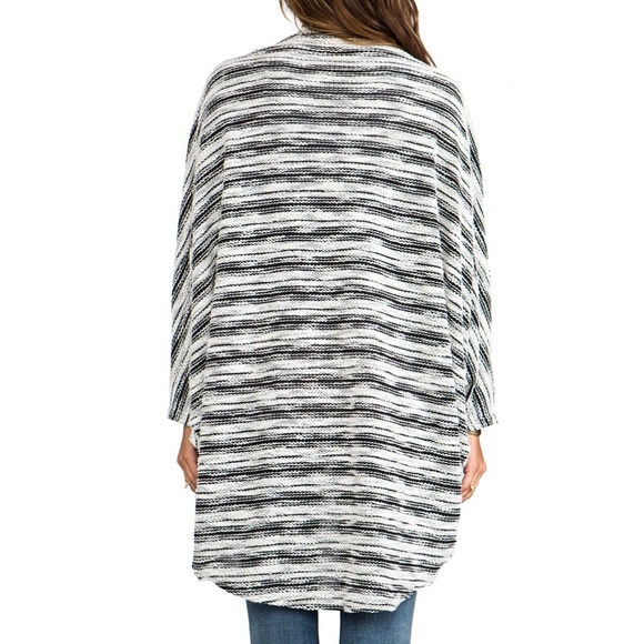 Easton Slub Draped Cardigan - Picture 3 of 10